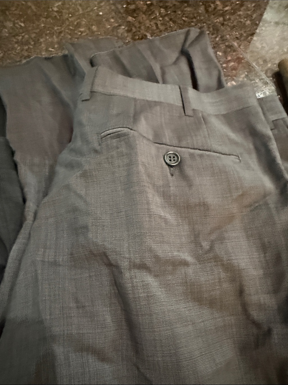 Canali Men's Gray Dress Pants